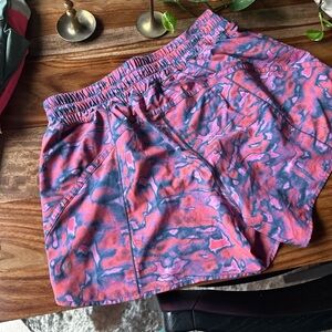 lululemon athletica Pink and Blue Athletic Shorts